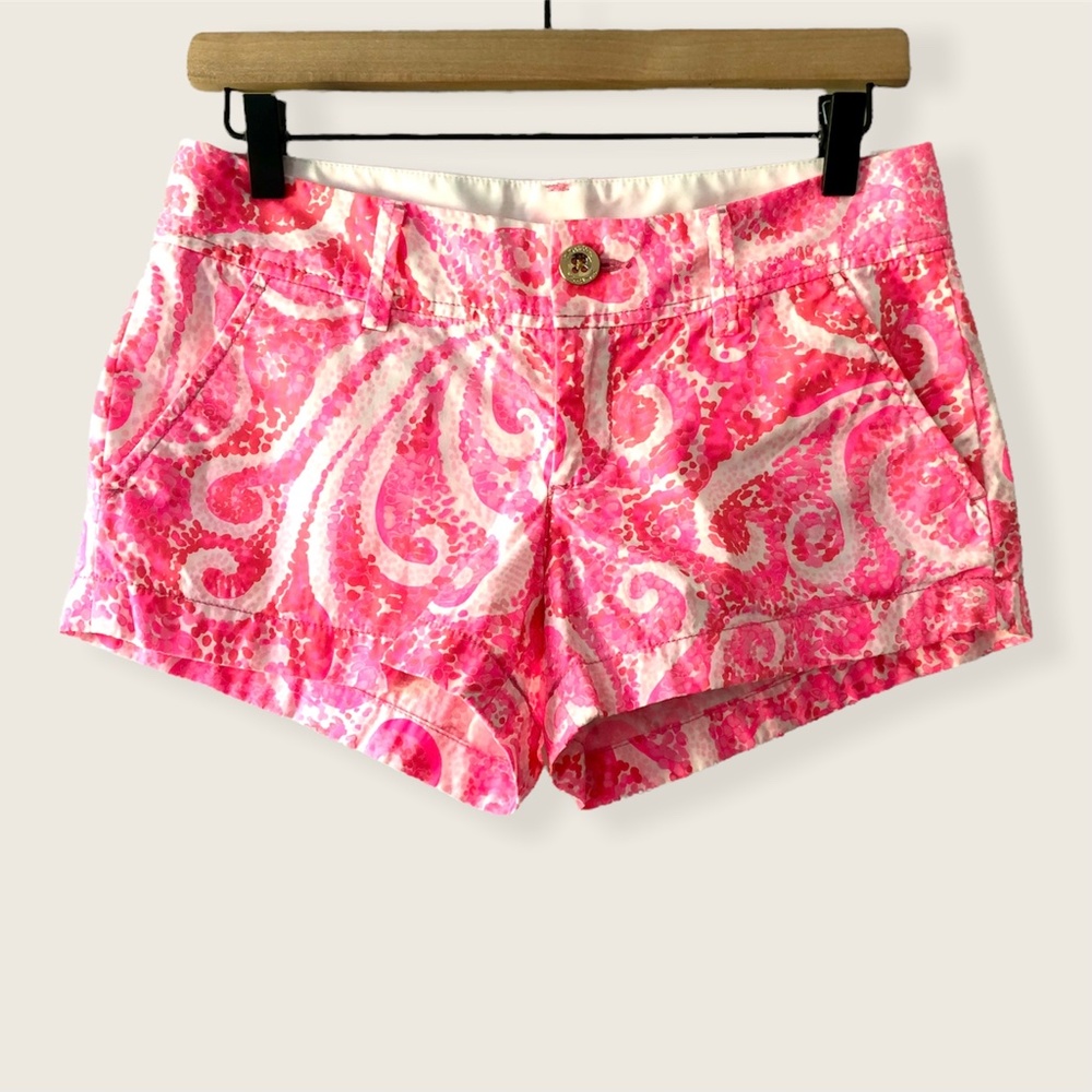 ❤️ Lilly Pulitzer Walsh Shorts in Pink Pout - Size 0
